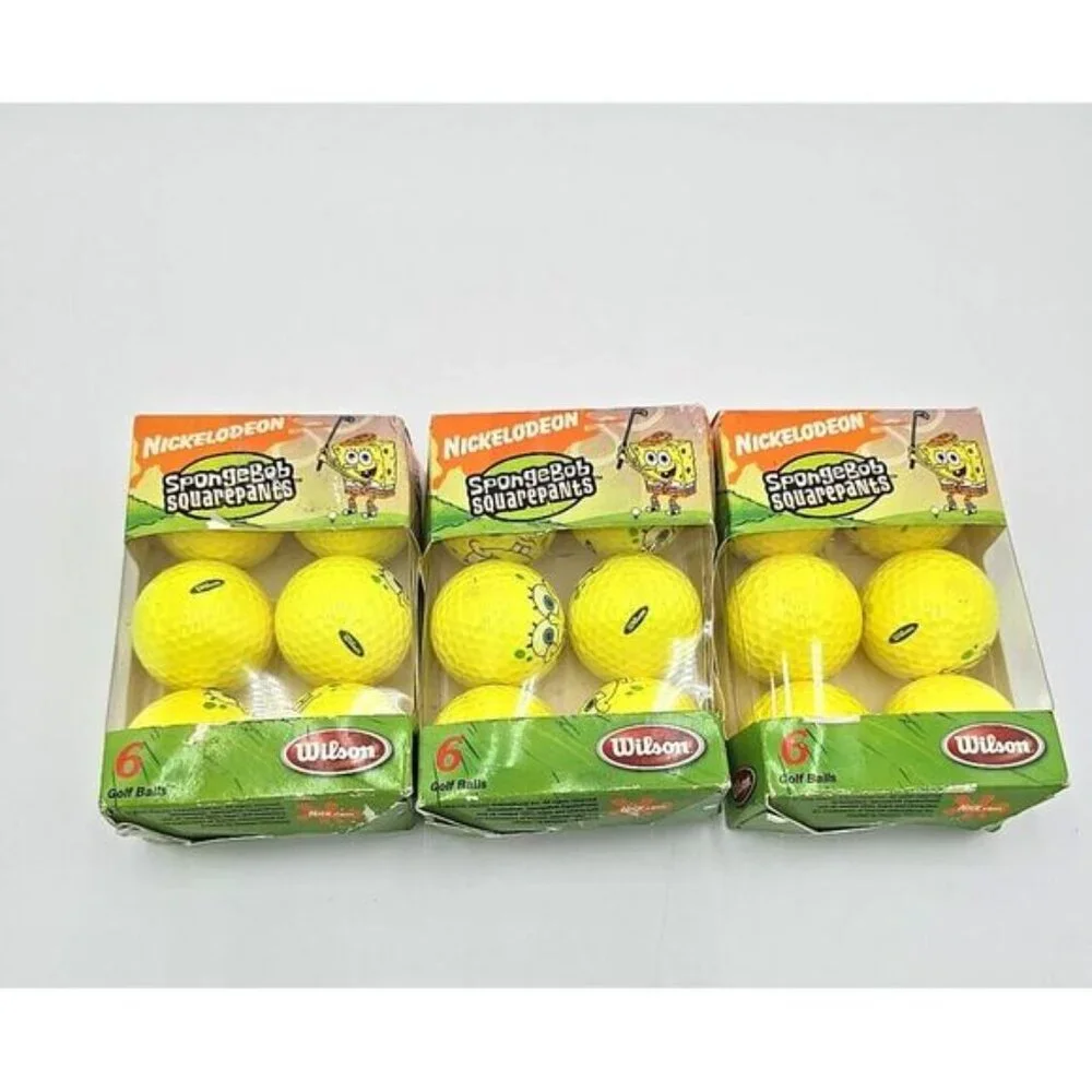 Nickelodeon SpongeBob Squarepants Wilson Golf Balls 6